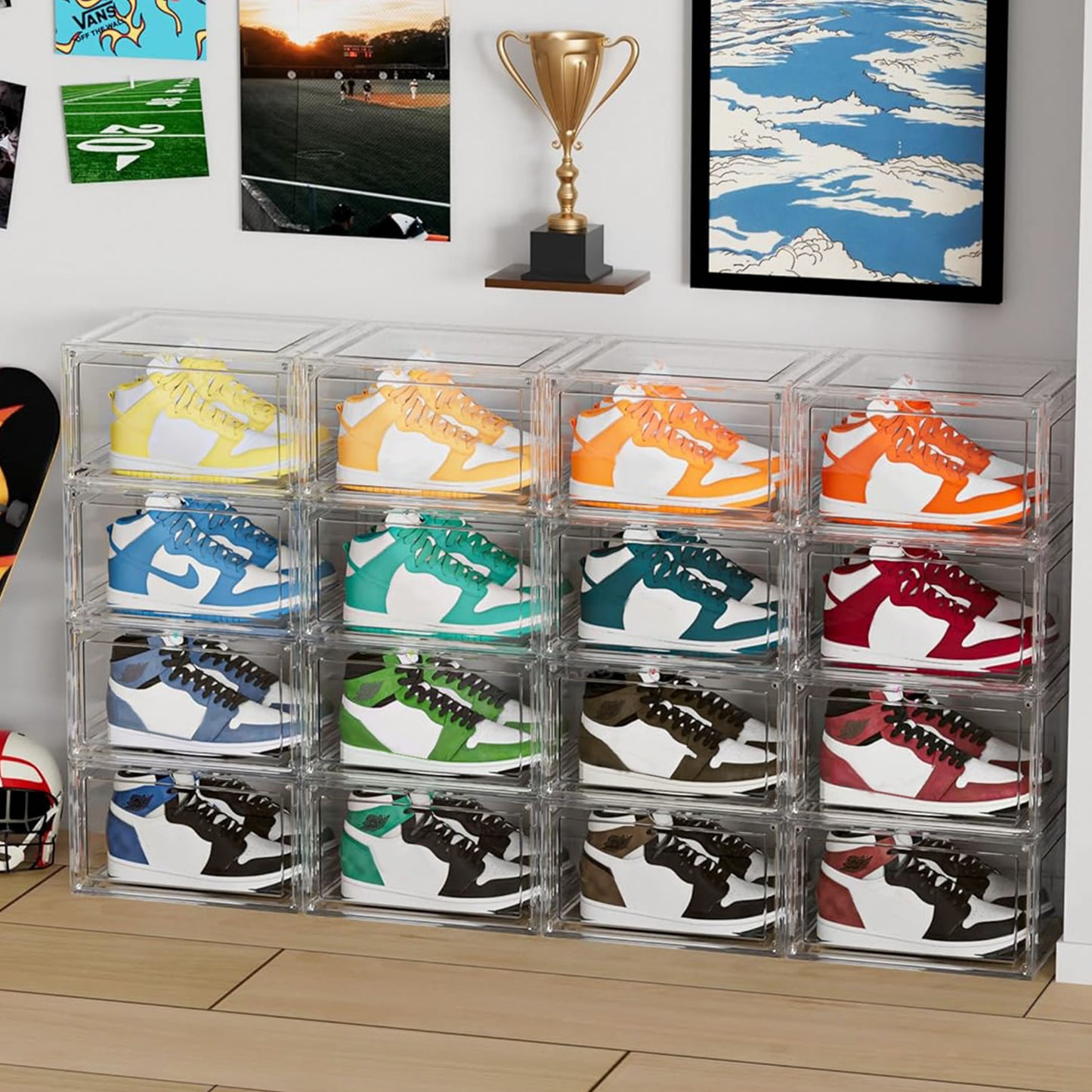 6 Pack Shoe Display Box