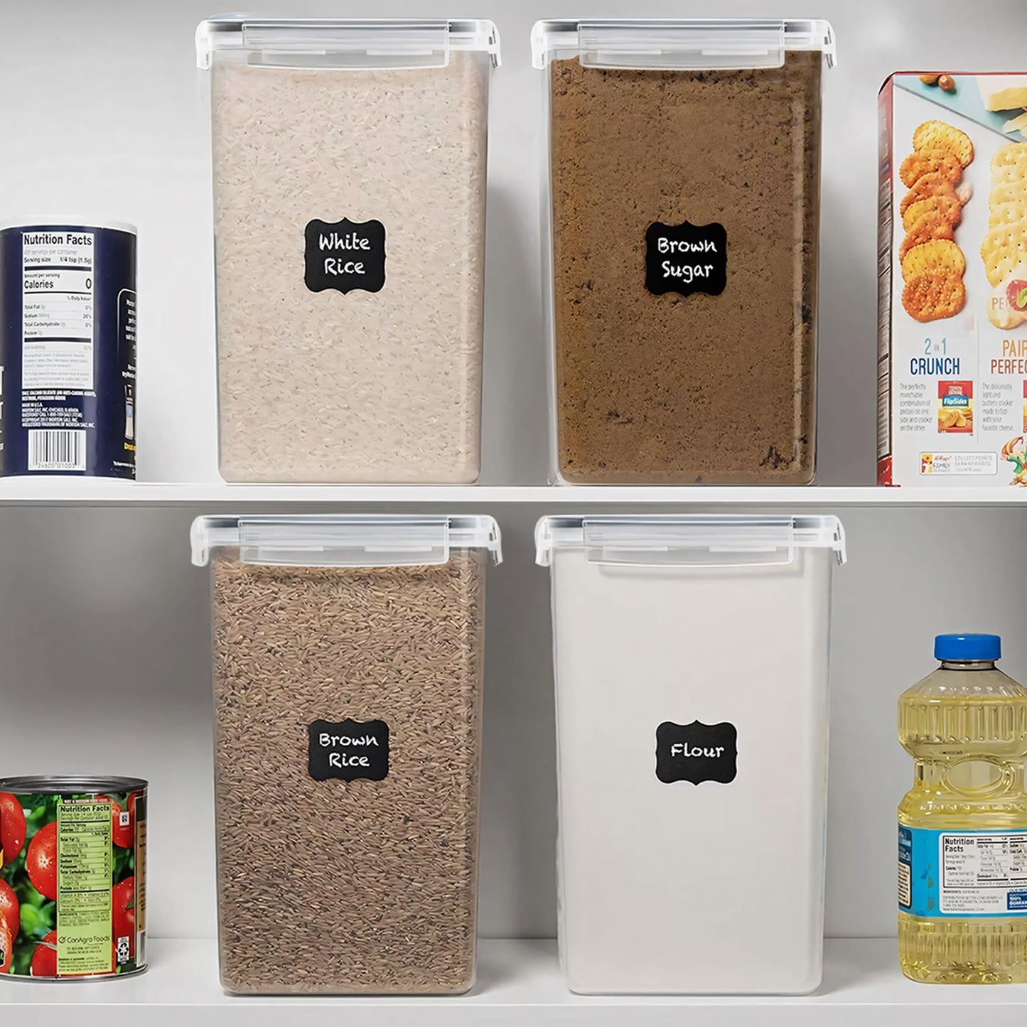4 PCs 6.5L Food Containers