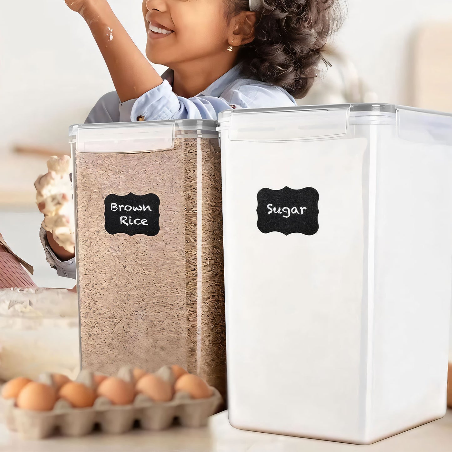 4 PCs 6.5L Food Containers
