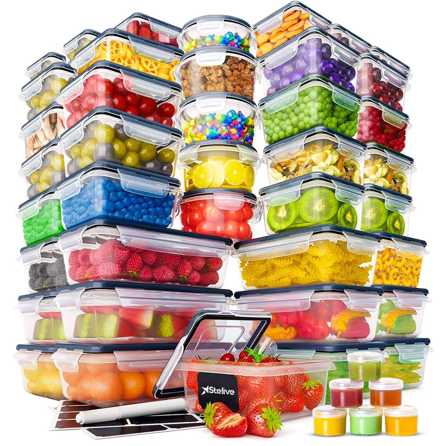 56 Pack Food Containers