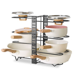 8 Tier Dual Sided Pan Rack