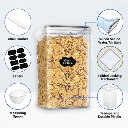 4 PCs 6.5L Food Containers