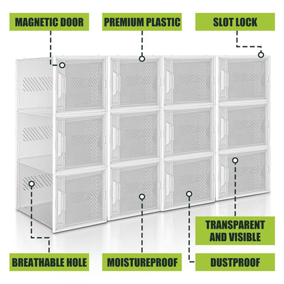 12 Pack Shoe Storage Box