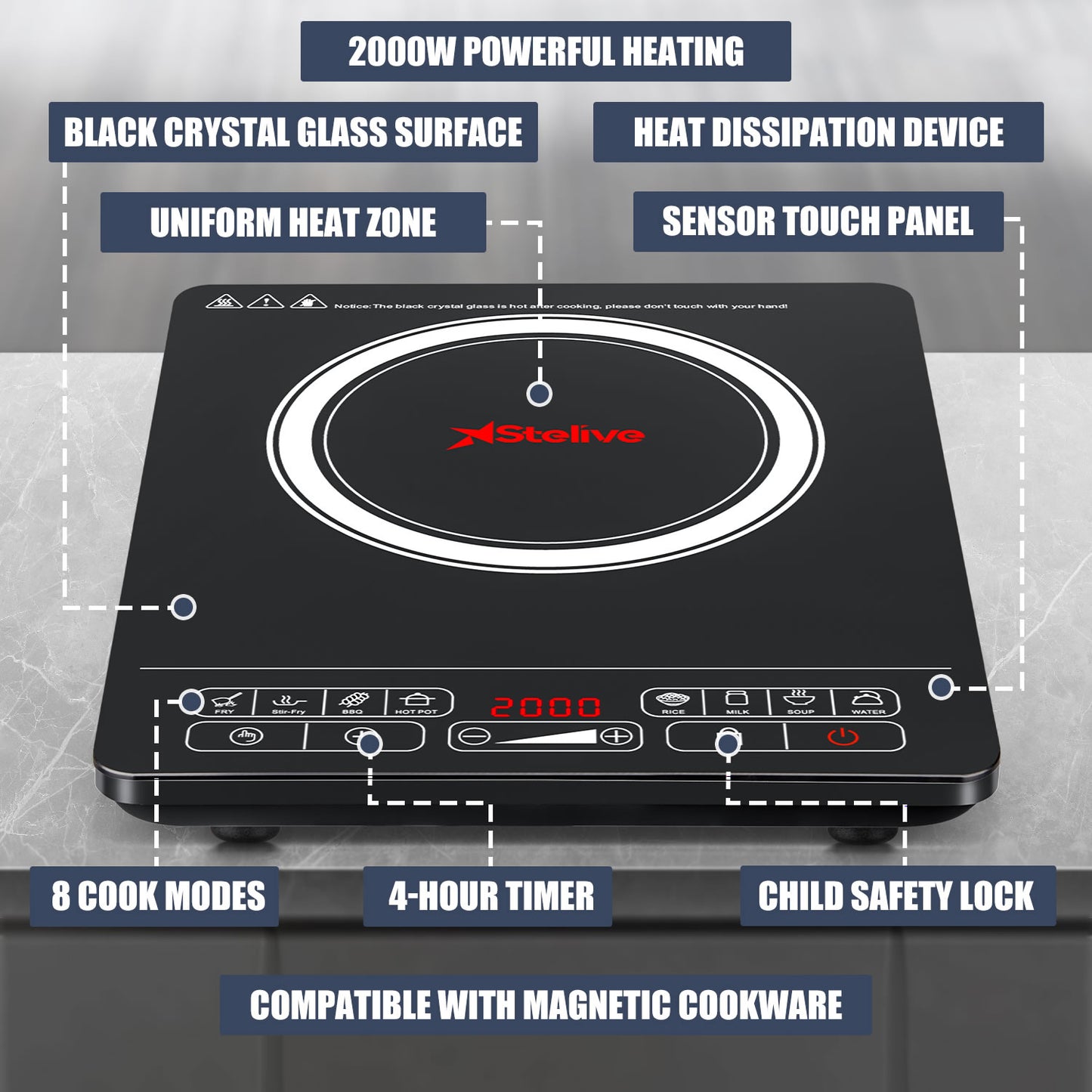 Electric Induction Cooktop