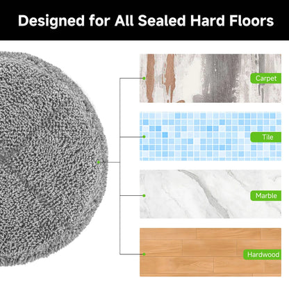 Stelive 4 Pack Replacement Steam Mop Pads for Stelive SL231 Steam Mop, Steam & Scrub All-in-One Scrubbing and Sanitizing, Dirt Grip Scru