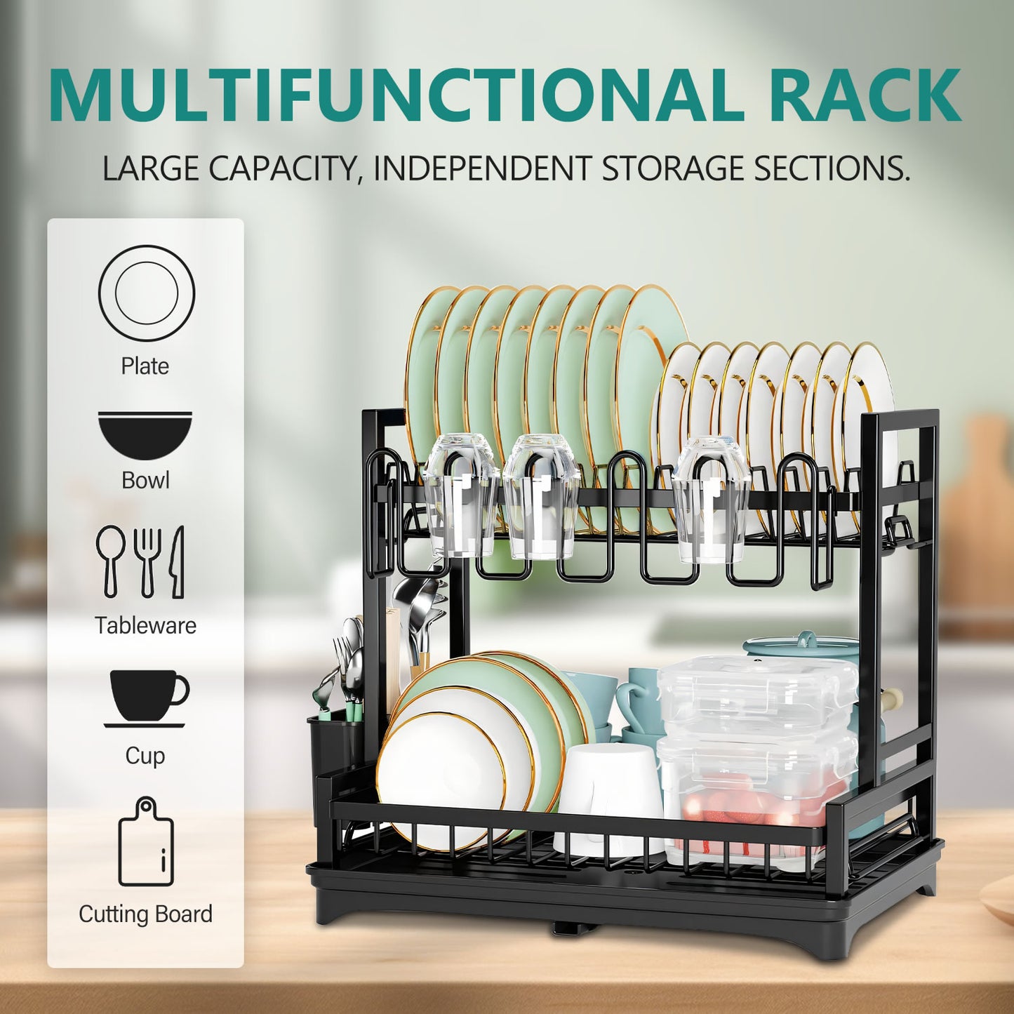 Dish Drainer Rack