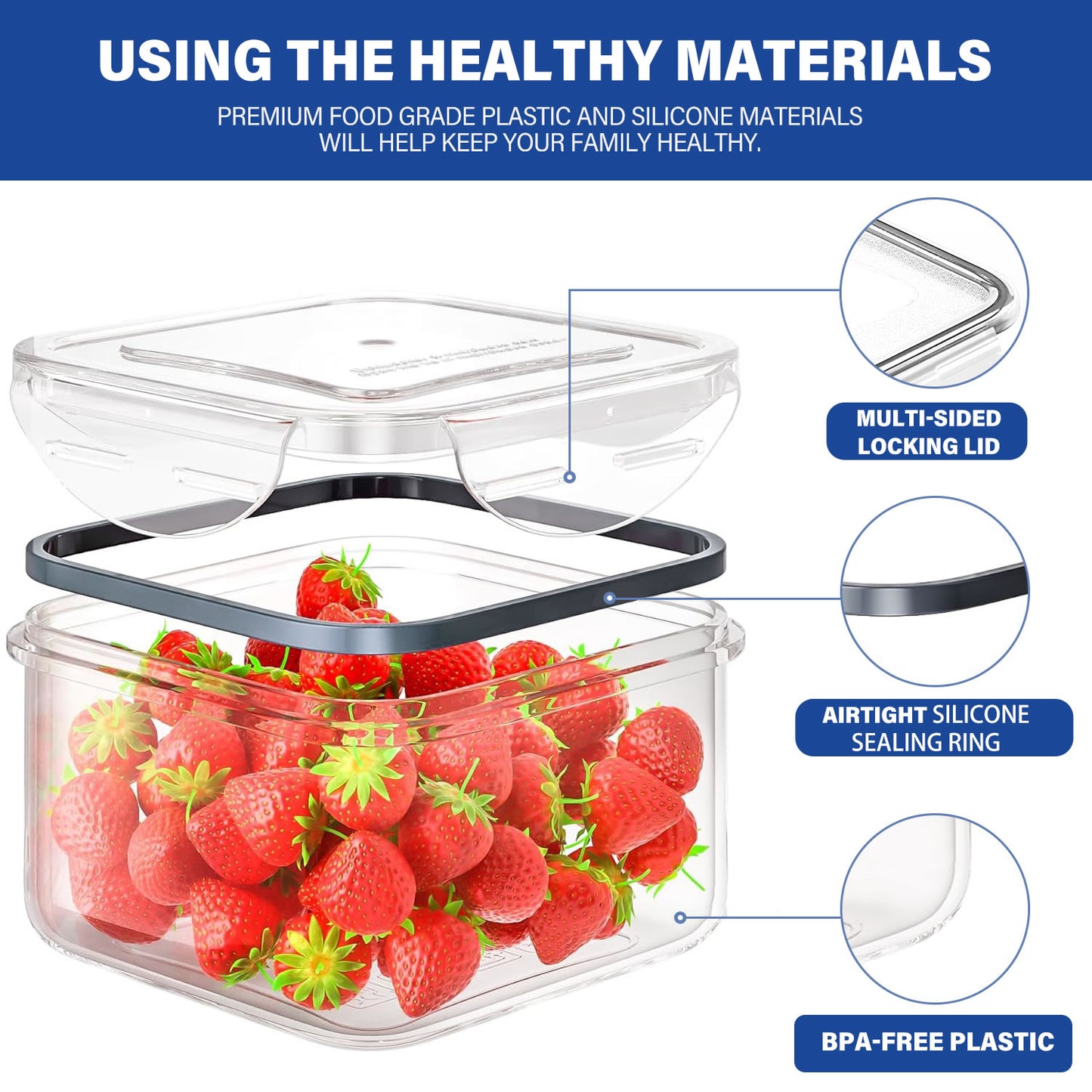 24 Pack Food Containers