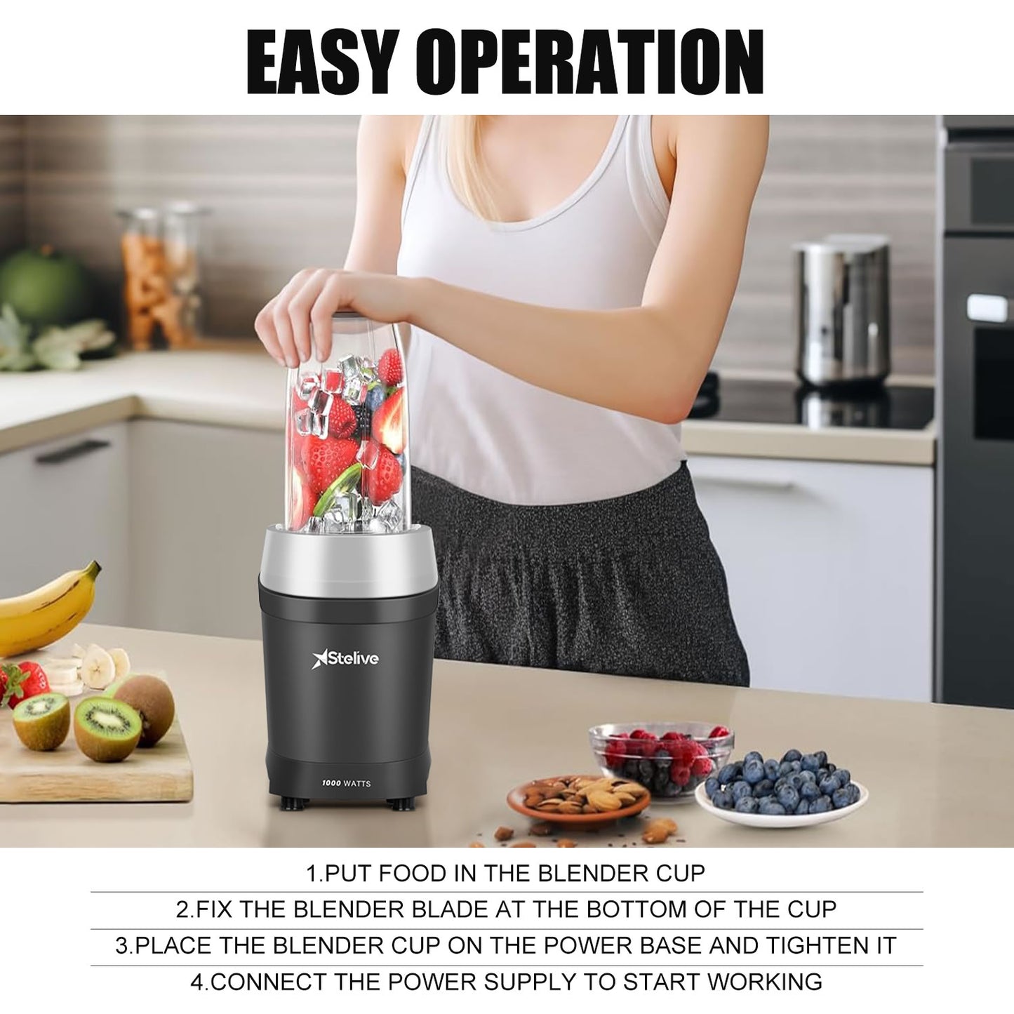 Juice Blender, 1000W