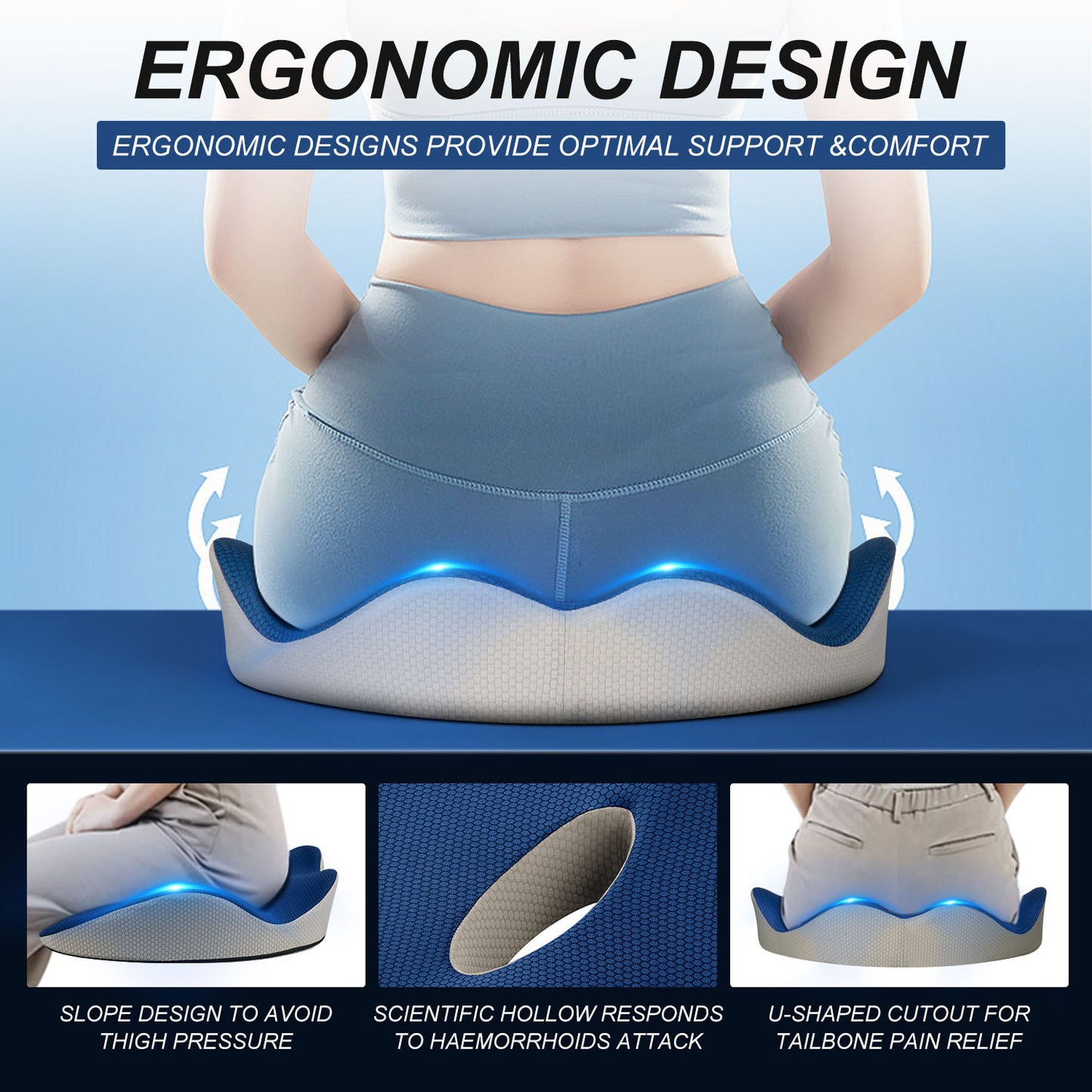 Memory Foam Seat Cushion