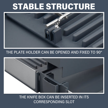 6 Slots Dish Drainer Rack