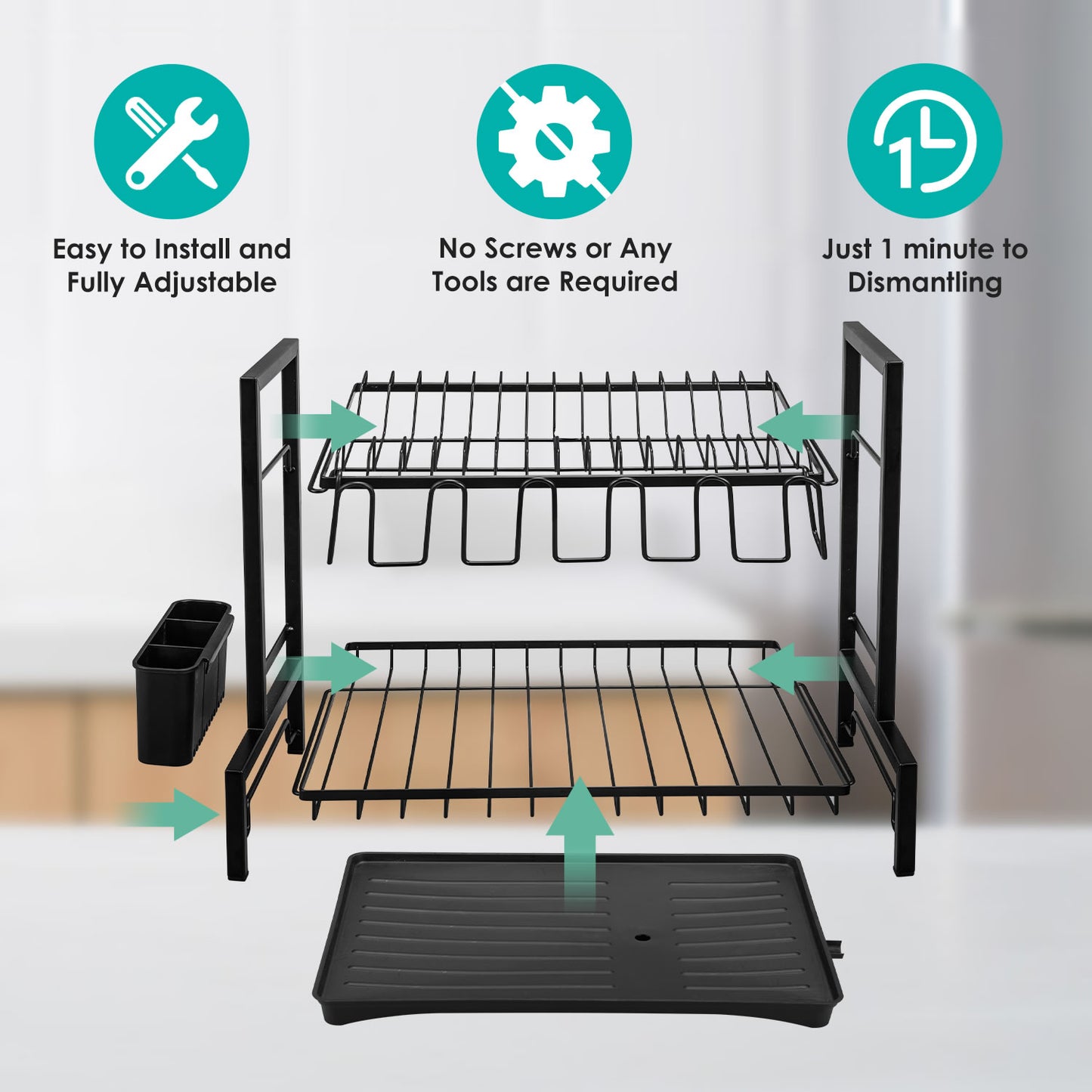 Dish Drainer Rack