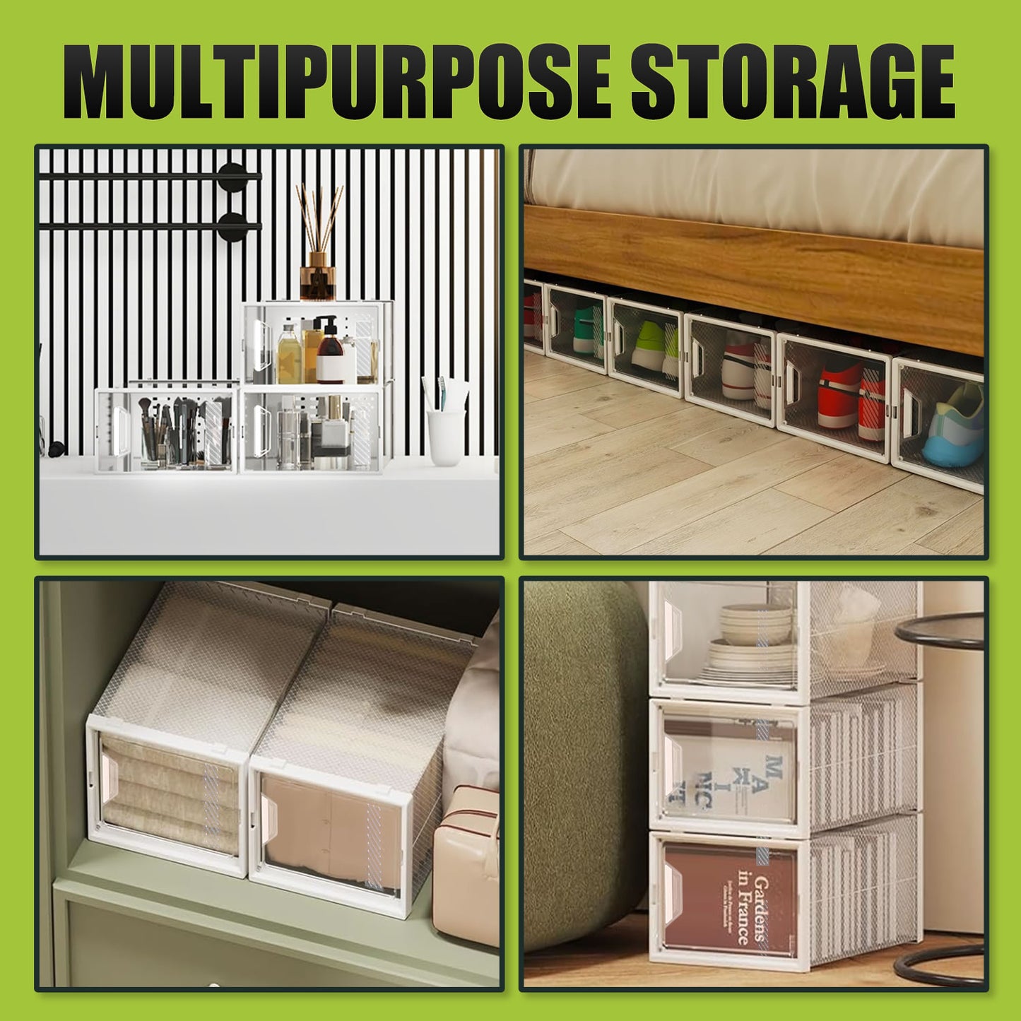 12 Pack Shoe Storage Box