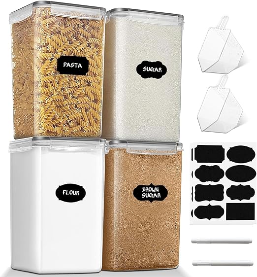 4 PCs 6.5L Food Containers