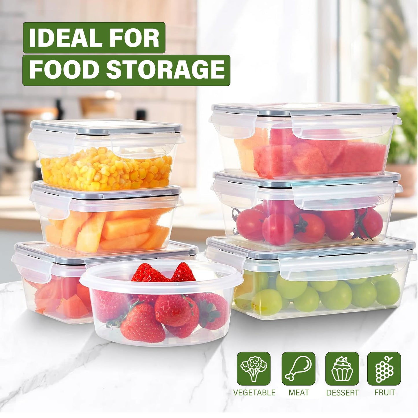 56 Pack Food Containers