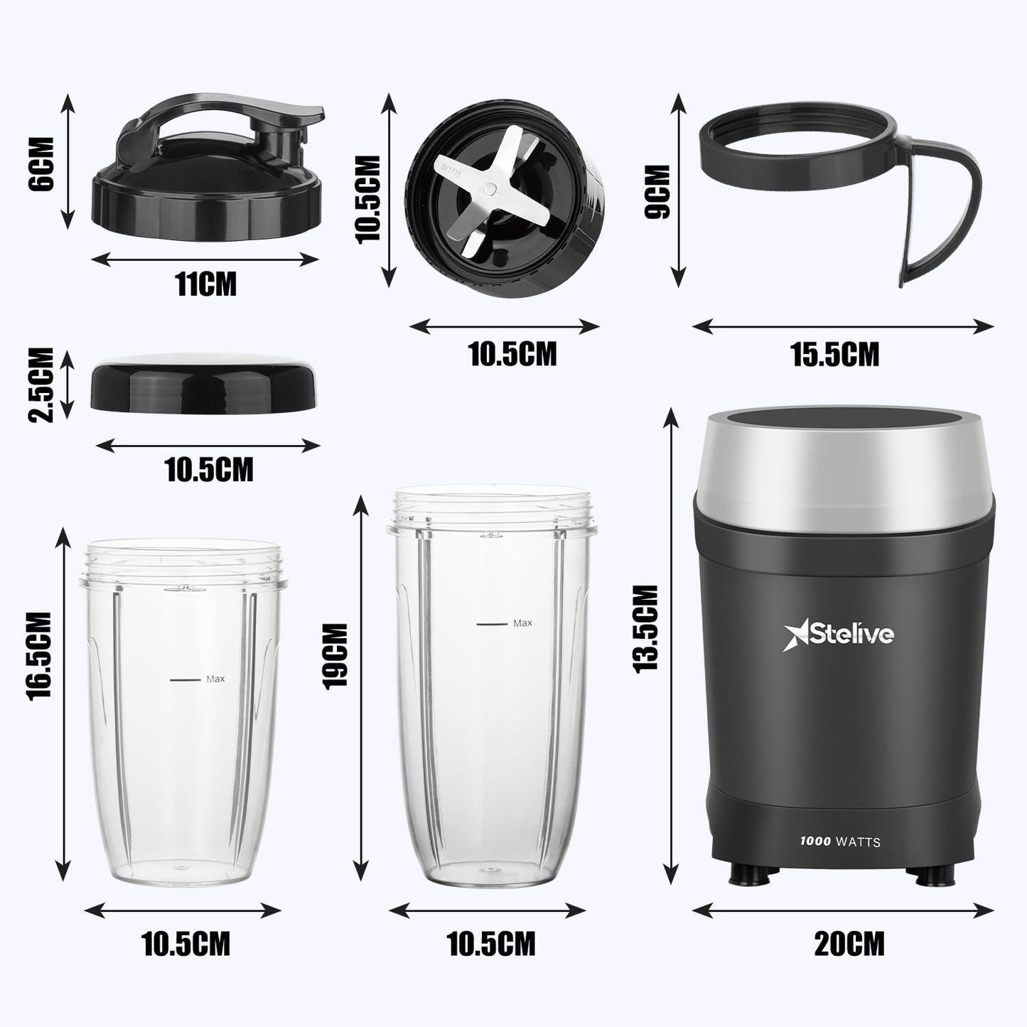 Juice Blender, 1000W