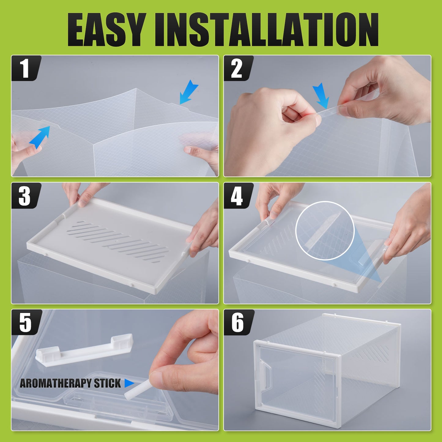 12 Pack Shoe Storage Box